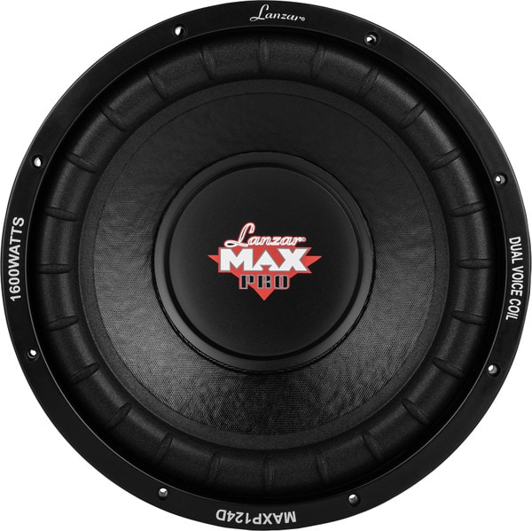Main product image for Lanzar MAXP124D 12" 1600 Watt DVC Woofer 292-2588